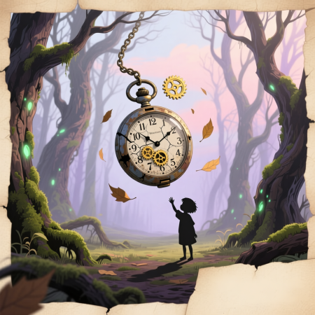 Часы в лесу